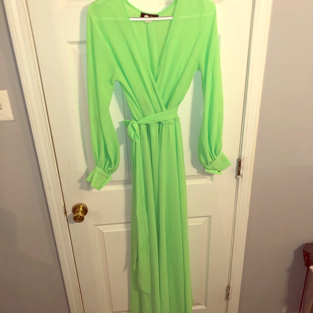 Neon Green Dress